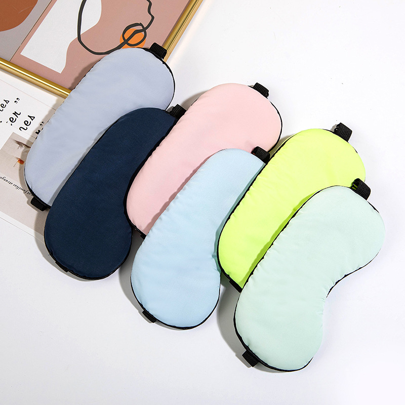 Reversible ice silk breathable eye mask
